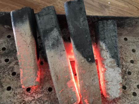 Square Sawdust Briquette Charcoal 